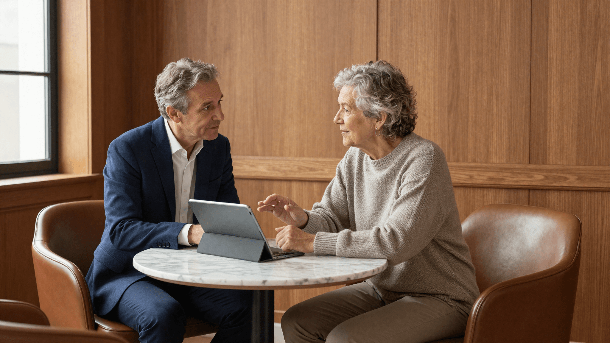 A quiet private banking study